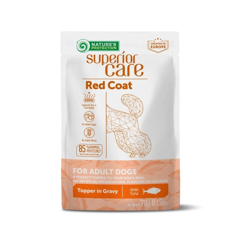Nature's Protection - Red Coat Adult All Breed Per Cani with Tuna, 70 Gr