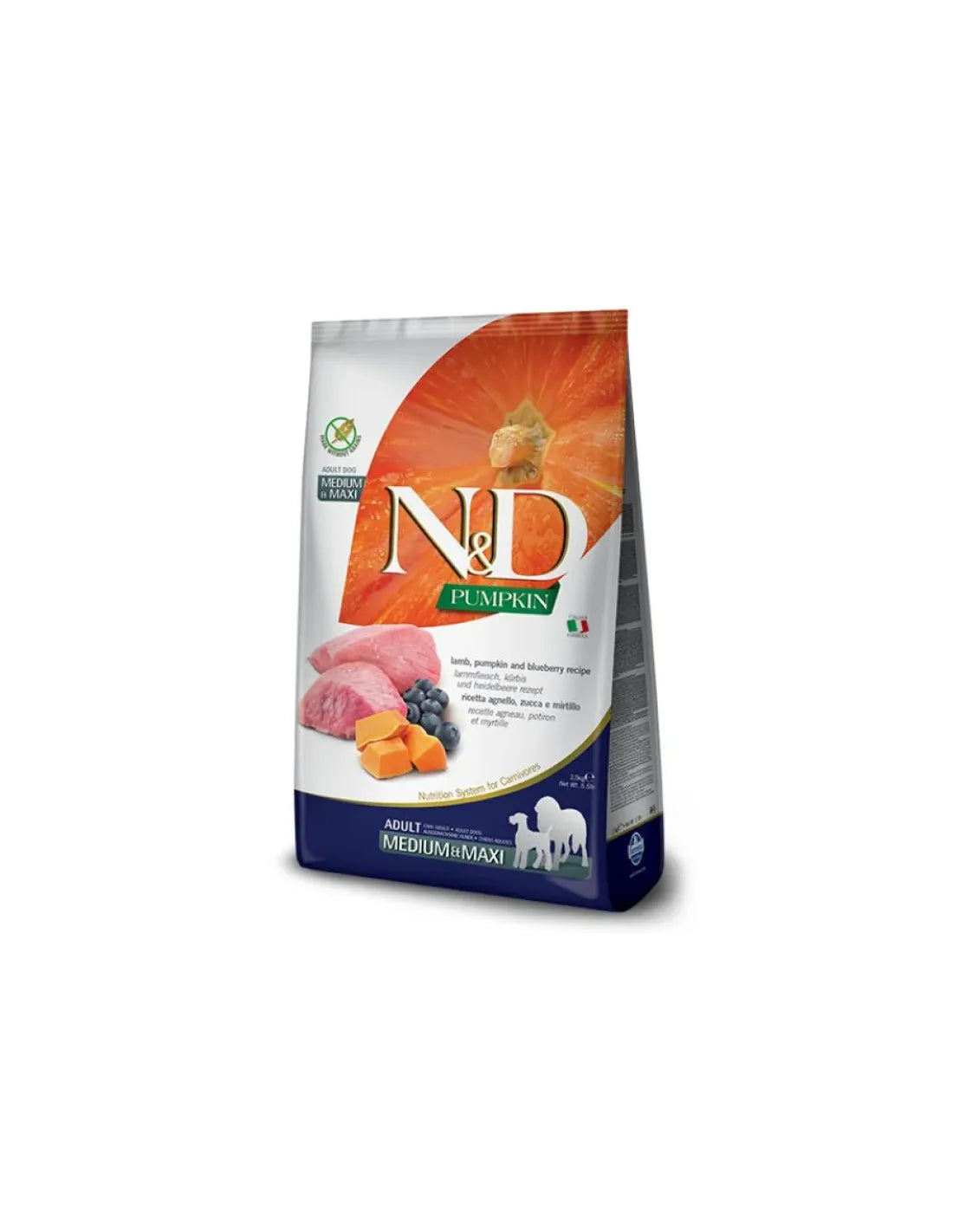 Farmina - N&D Pumkin Per Cani Anatra & Cantalupo Adult MED-MAXI 12 Kg