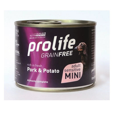 Prolife - Per Cani Grain Free Maiale & Patate Mini 200 Gr