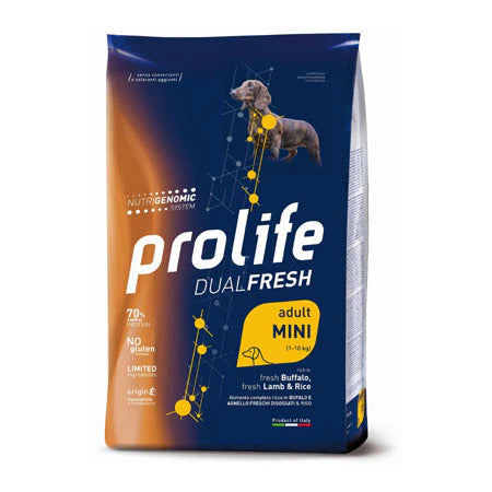 Prolife - Per Cani DF Lamb/Buffalo & Rice Mini 2 Kg