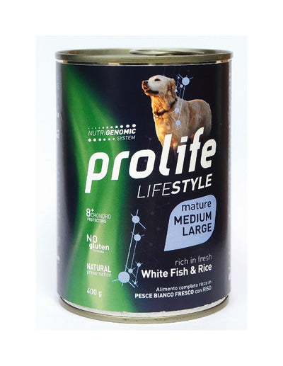 Prolife - Per Cani LS Mature Pesce & Riso M/L 400 Gr