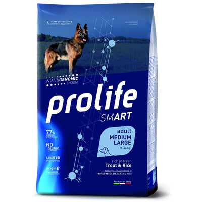 Prolife - Per Cani Smart Trota & Riso M/L 2,5 Kg