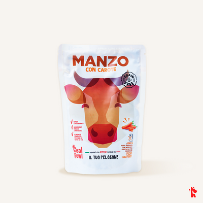 REAL BOWL Dog Manzo senza cereali 400grx14