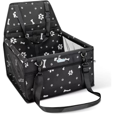 NOBLEZA Seggiolino/borsa auto per animali nero
