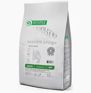 Nature's Protection -  White Per Cani Grain Free Insect Adult Small Breed 1,5 Kg