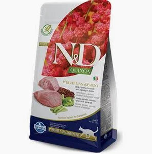 Farmina - N&D Quinoa Per Gatti Weight Mana Adult Agnello 1,5 Kg