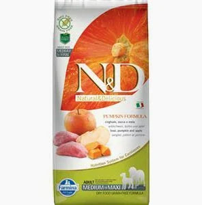 Farmina - N&D Pumpkin Per Cani Cinghiale & Mela Adult MD/LG 2,5 Kg