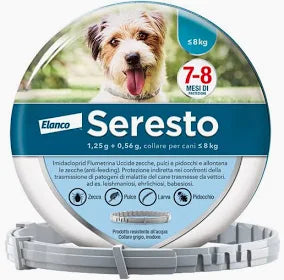 Seresto - Collare Per Cani Del Peso Fino a 8 Kg