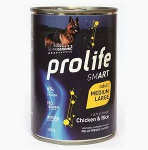 Prolife - Per Cani Smart Adult Pollo & Riso M/L 400 Gr