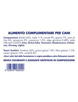 Vetline snack Bufalo 65% gr.80 Monoproteina di origine animale