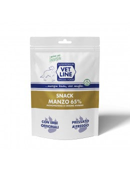 Vetline snack Manzo 65% gr.80 Monoproteina di origine animale