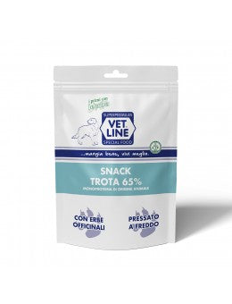 Vetline snack Trota 65% gr.80 Monoproteina di origine animale