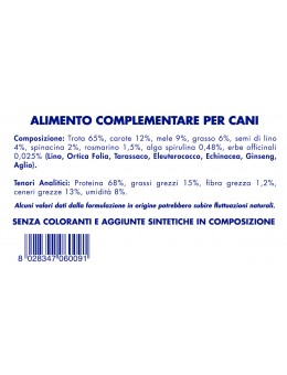 Vetline snack Trota 65% gr.80 Monoproteina di origine animale