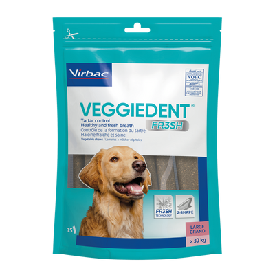 Virbac - Per Cani Veggiedent L 490G 15 PZ